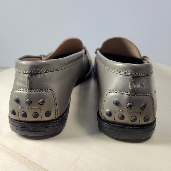 Tod’s Pewter Patent Leather Loafer Slip On Men’s Size 9.5 - Picture 4 of 14